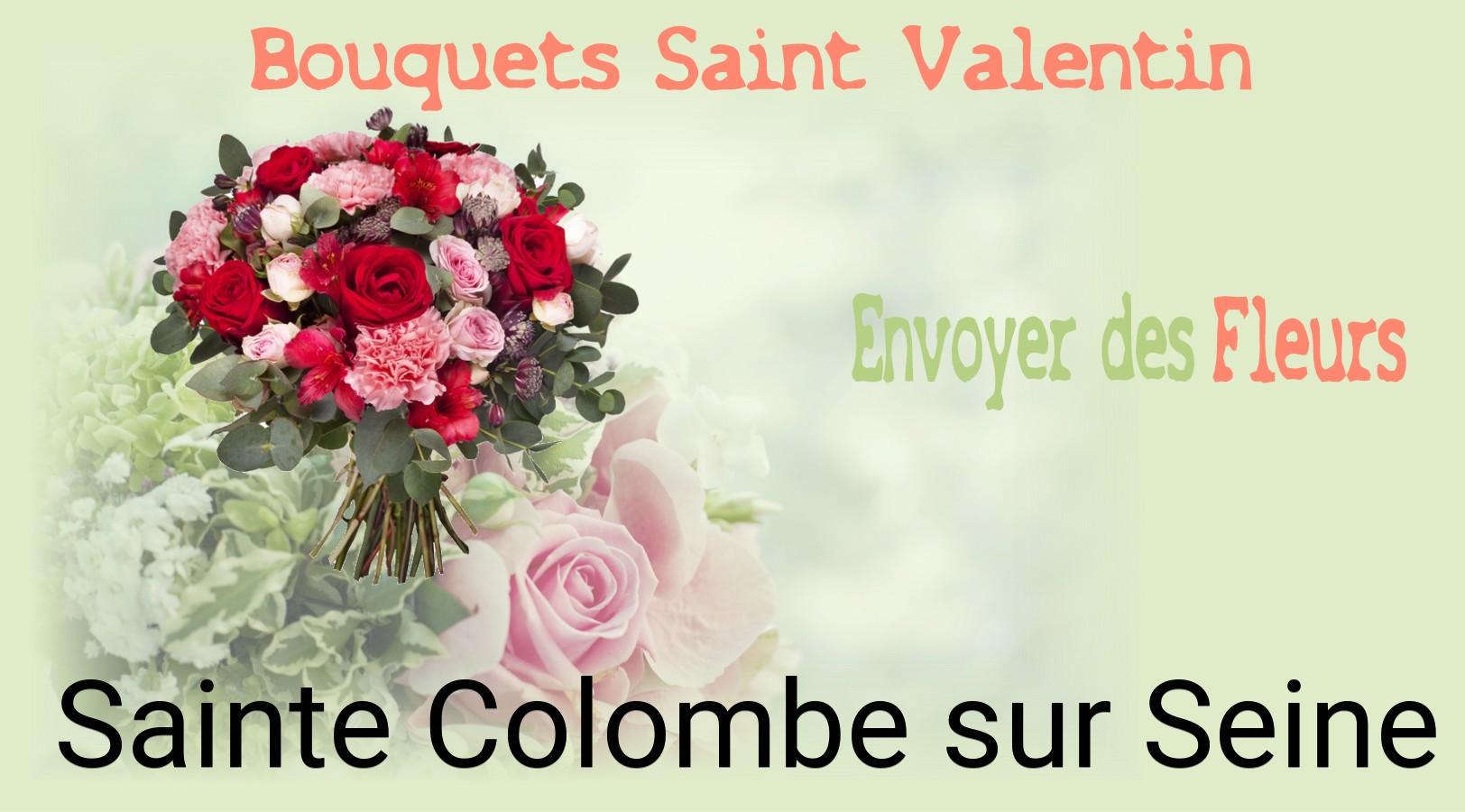 Roses de Saint-Valentin livrées à Sainte-Colombe-sur-Seine